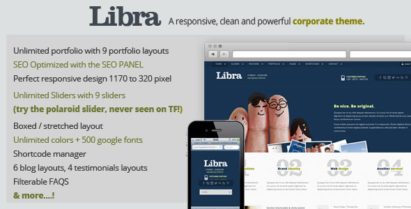 Libra – Flexible & Multipurpose WP Theme