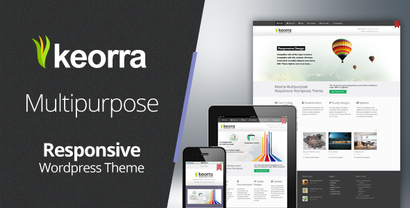 Keorra Multipurpose Responsive WordPress Theme