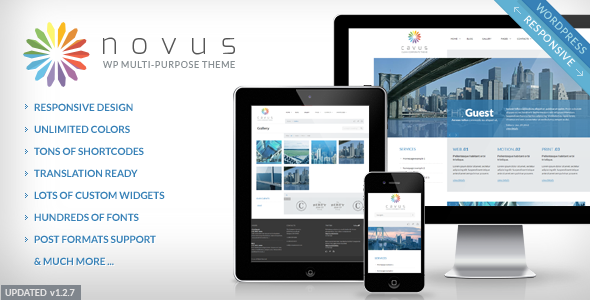 Novus Multipurpose Corporate WordPress Theme