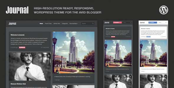 Journal Responsive WordPress Tumblog Theme