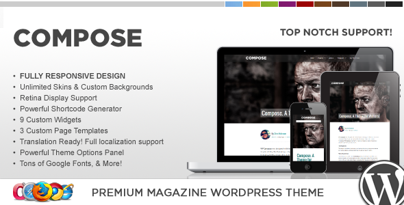 WP Compose Responsive WordPress Theme