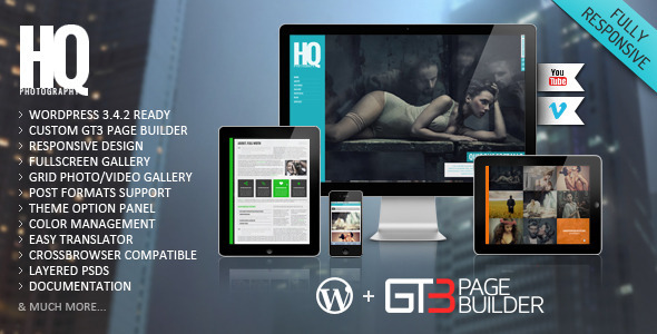 HQ Photography Responsive WP Theme