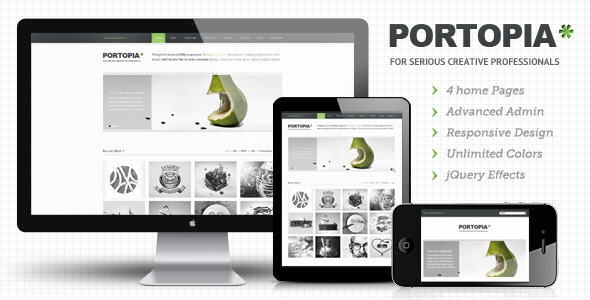 Portopia | Responsive WordPress Theme