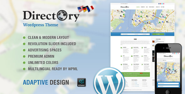 Directory Portal WordPress Theme