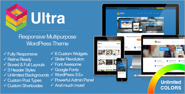 Ultra Responsive Multipurpose WordPress Theme