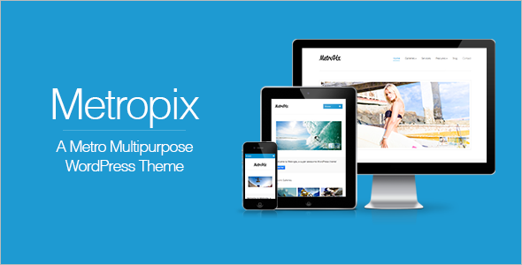 MetroPix – Responsive Multipurpose WordPress Theme