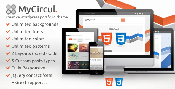 MyCircul – Creative WordPress Portfolio Theme