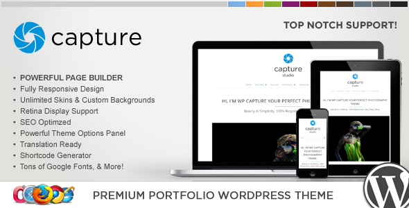 WP Capture Responsive Multipurpose WordPress Theme