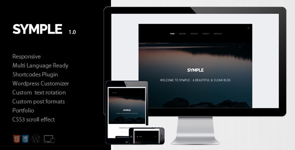 Symple – Clean & Modern Blogging Theme