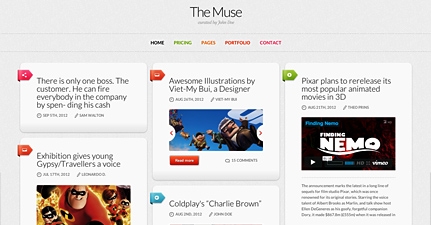 The Muse: Inspiration WordPress Theme