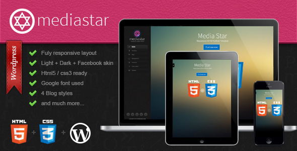 Mediastar – Creative WordPress Portfolio Theme