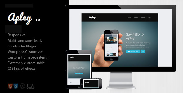 Apley – A mobile application landing page