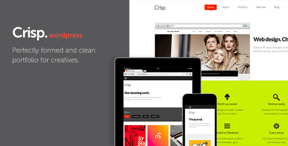 Crisp – WordPress Designer Portfolio