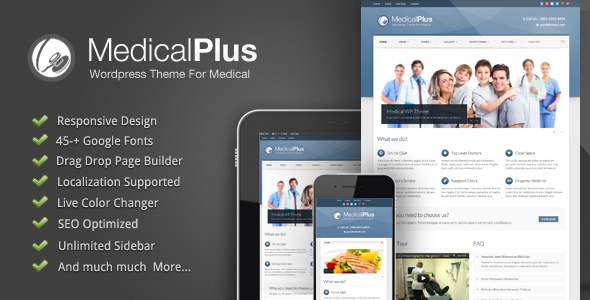 Medical Plus – Responsive Medical and Health Theme