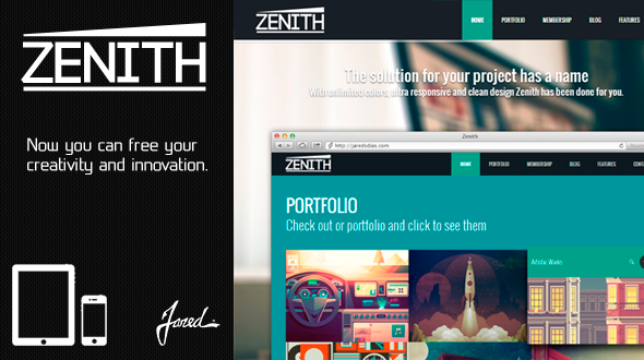 Zenith – Ultimate Portfolio Theme