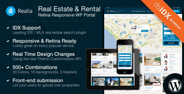 Realia – Responsive Real Estate WordPress Theme