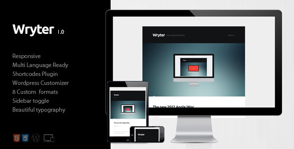 Wryter – Simple Personal Blog