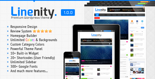 Linenity – Clean Responsive WordPress Magazine