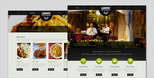 LaMonte – Modern Restaurant WordPress Theme