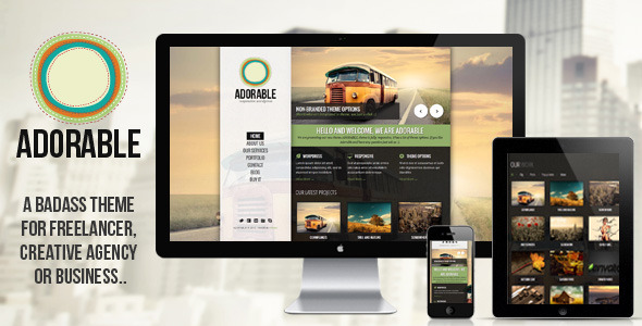 ADORABLE – clean and responsive wordpress theme