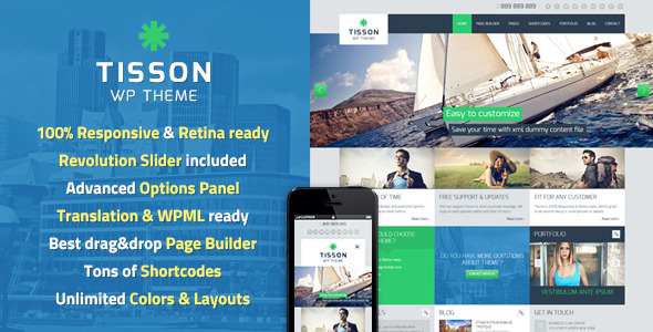 Tisson Premium WordPress Theme