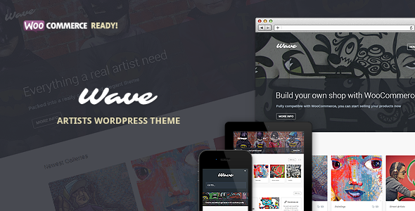 Wave – WordPress Theme for Artists