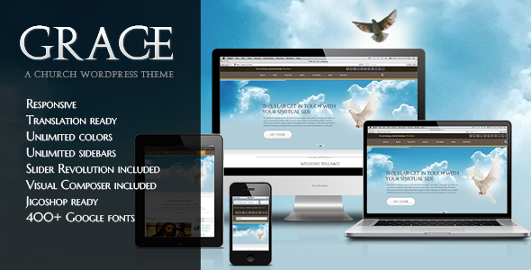 Grace – A Responsive Church WordPress Theme
