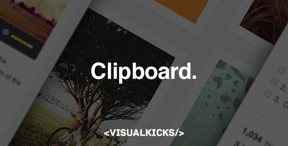 Clipboard – Tumblog Style WordPress Theme