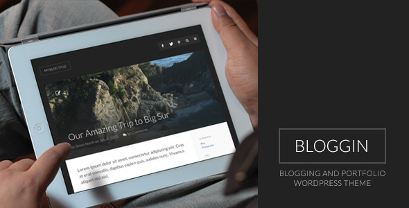 Bloggin – Blogging and Portfolio WordPress Theme