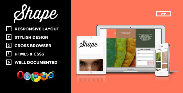 Shape – Professional WordPress Photography Theme