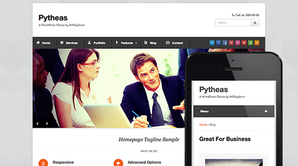 Pytheas WordPress Theme