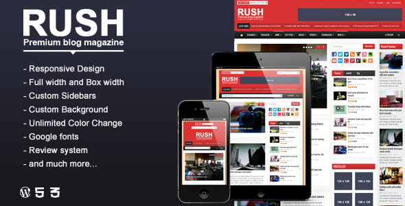 Rush – WordPress Blog & Magazine Theme