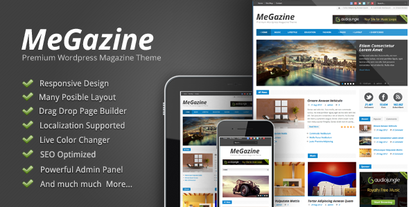 Megazine – Responsive WordPress Theme