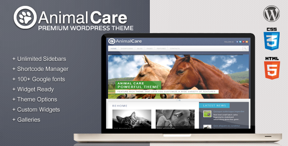 Animal Care – Premium WordPress Theme