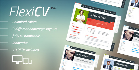 FlexiCV – Responsive WP vCard (Multipurpose)