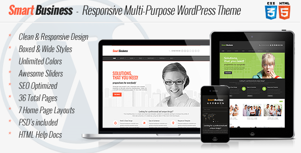SmartBusiness – Responsive Multi-Purpose WordPress