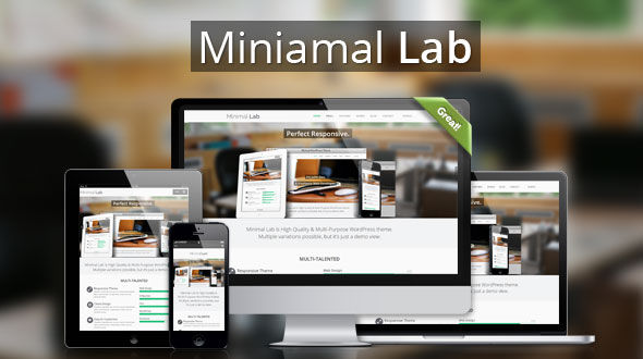 Minimal Lab Ultra Responsive MultiPurpose WordPress Theme