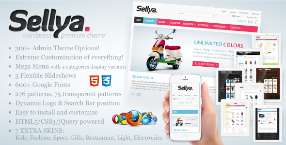 Sellya – Responsive WooCommerce Theme