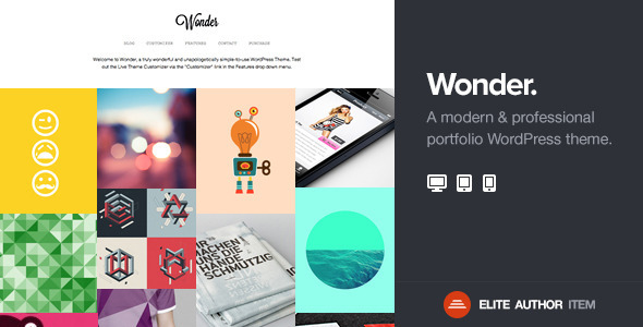 Wonder | Professional WordPress Portfolio Theme