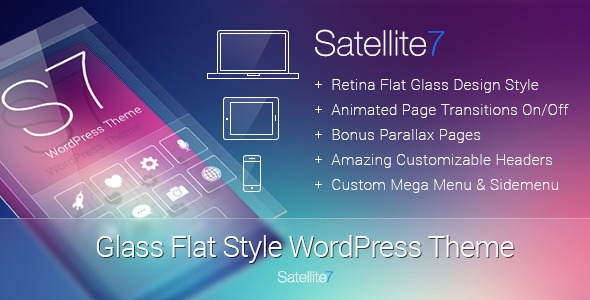 Satellite7 – Retina Multi-Purpose WordPress Theme