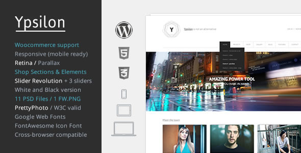Ypsilon – MultiPurpose WooCommerce WordPress Theme