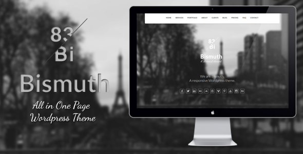 Bismuth : All in One Responsive WP Theme
