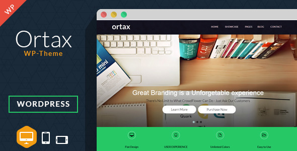 Ortax – WordPress Multipurpose Template