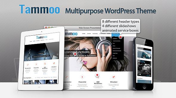 Tammoo – multipurpose WordPress theme