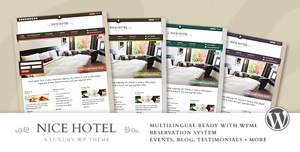 Nice Hotel – WordPress Theme