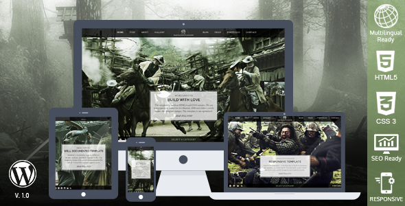 Samurai Responsive WordPress Theme