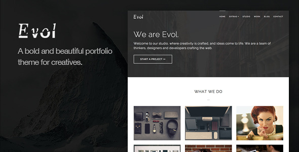 Evol – Agency & Freelance Portfolio Theme