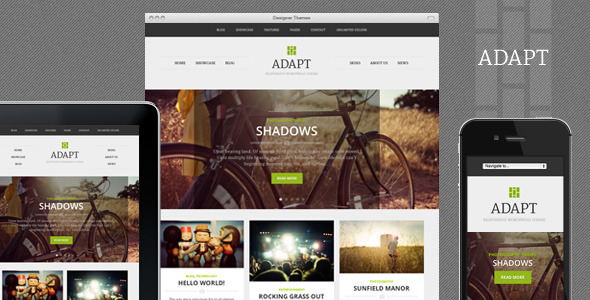 Adapt, a Responsive WordPress Theme