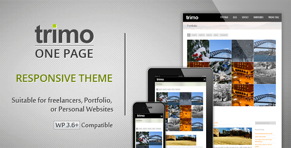 Trimo One Page WordPress Theme