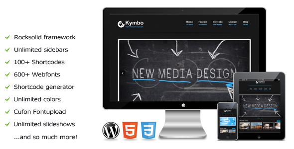 Kymbo – a premium multipurpose WordPress theme